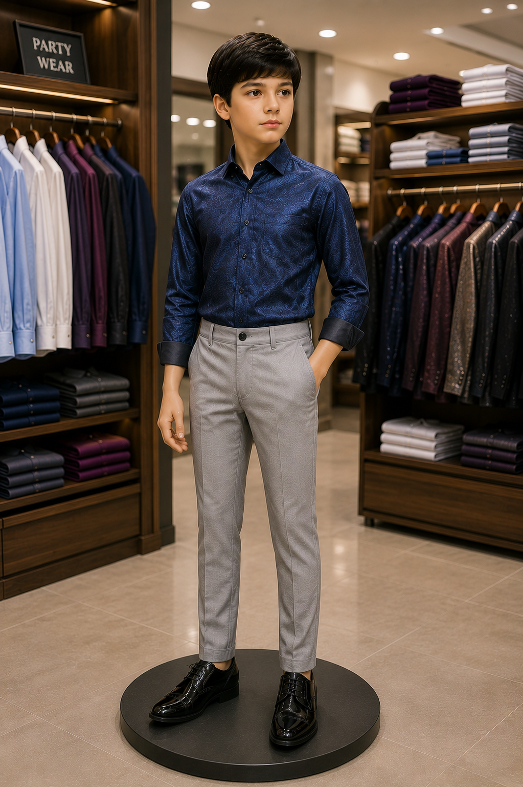 Party Wear Shirt and Trouser Set