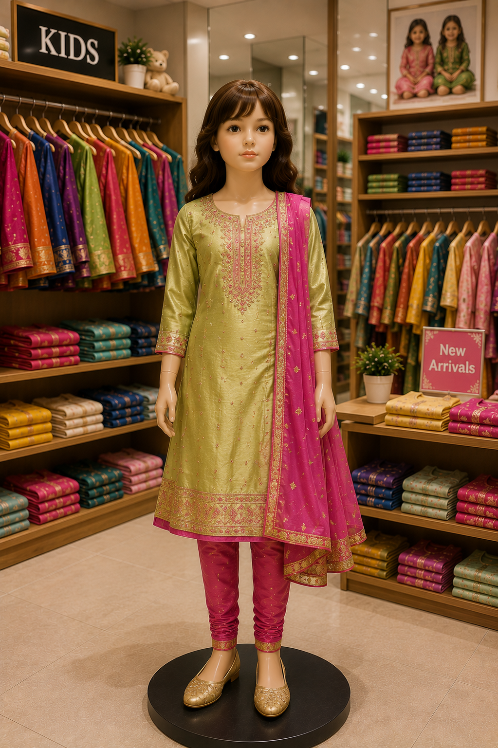 Festive Silk Chudidhar