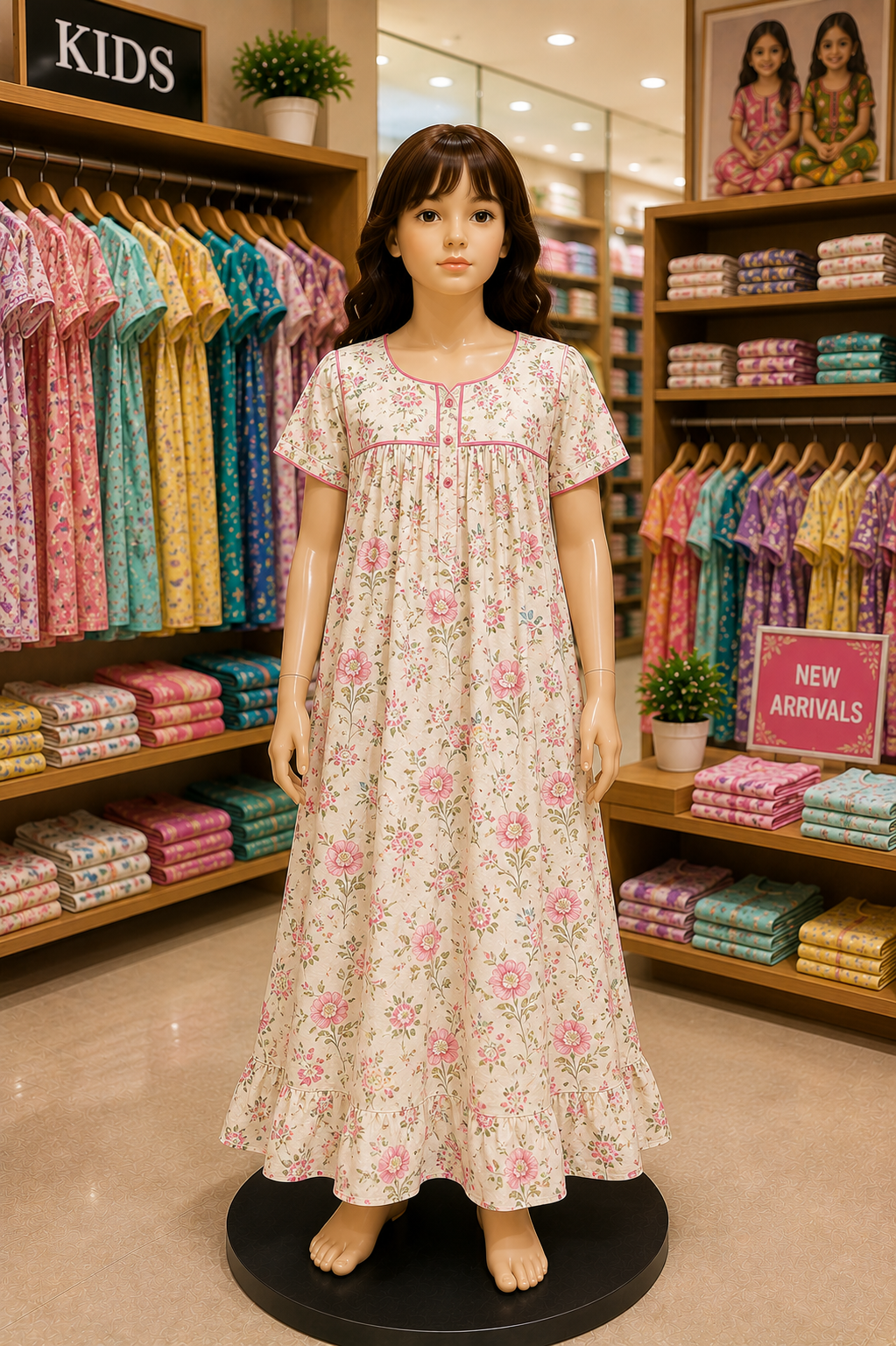 Printed Nighty Frock