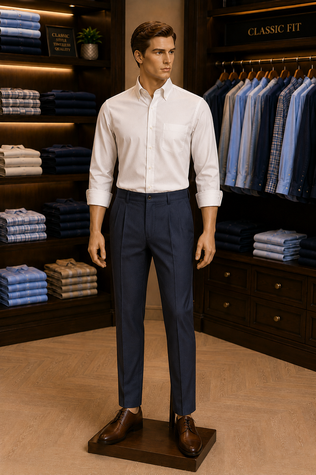Pleated Formal Trousers