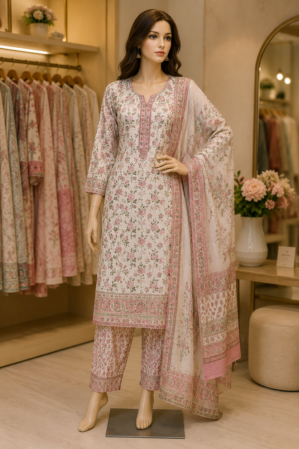 Cotton Printed Salwar Set