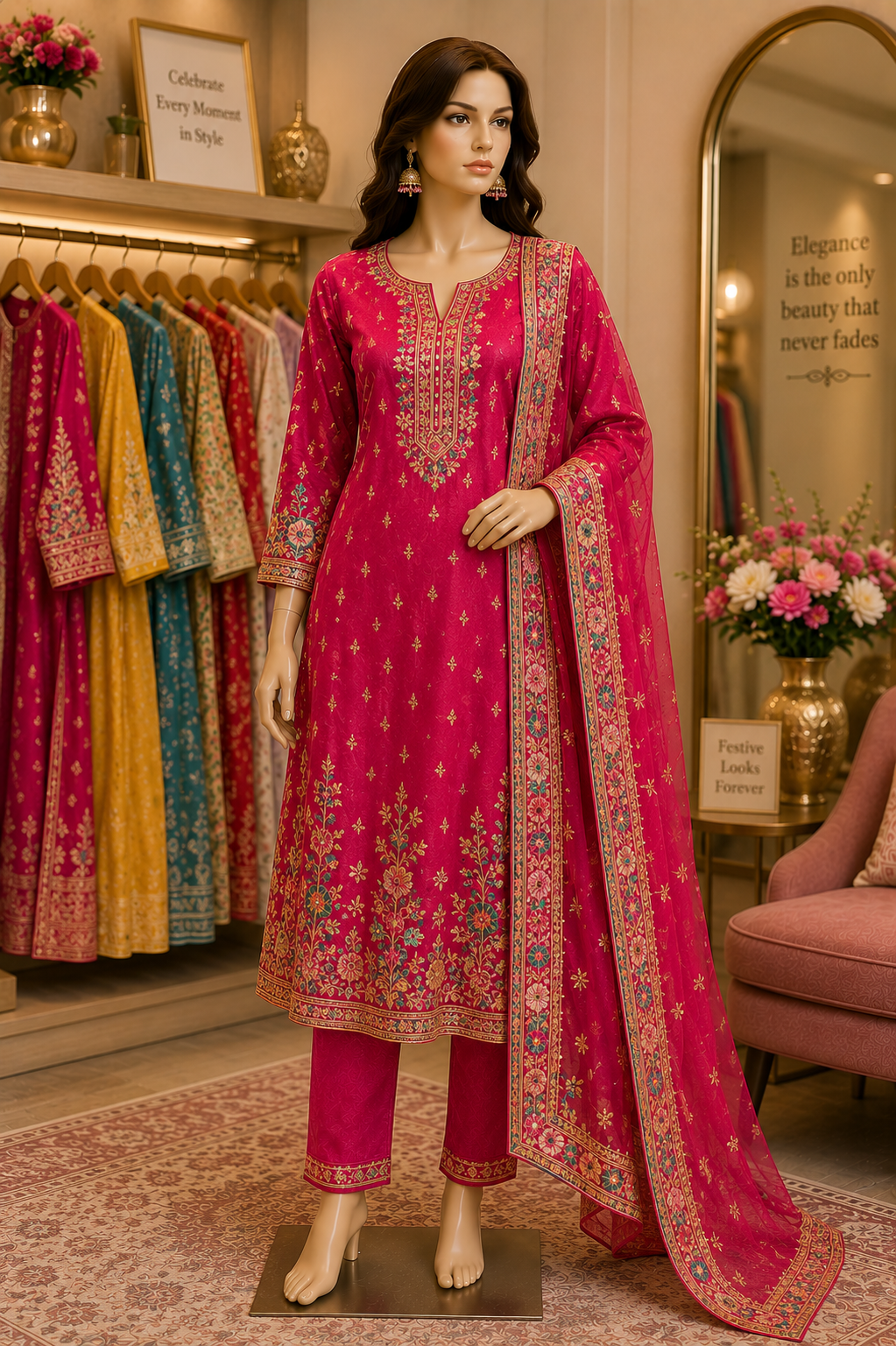 Embroidered Festive Kurti