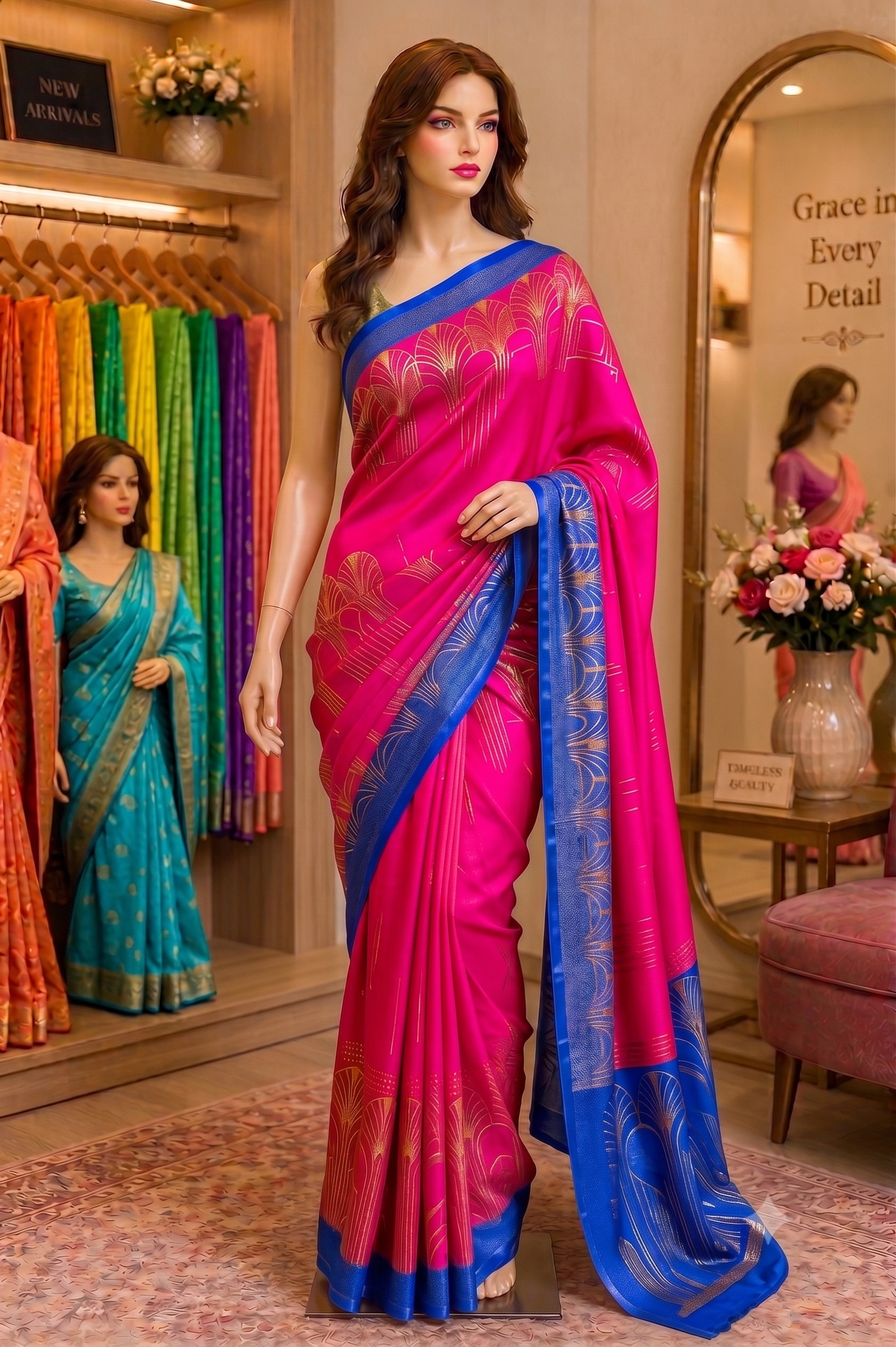 Crepe Saree