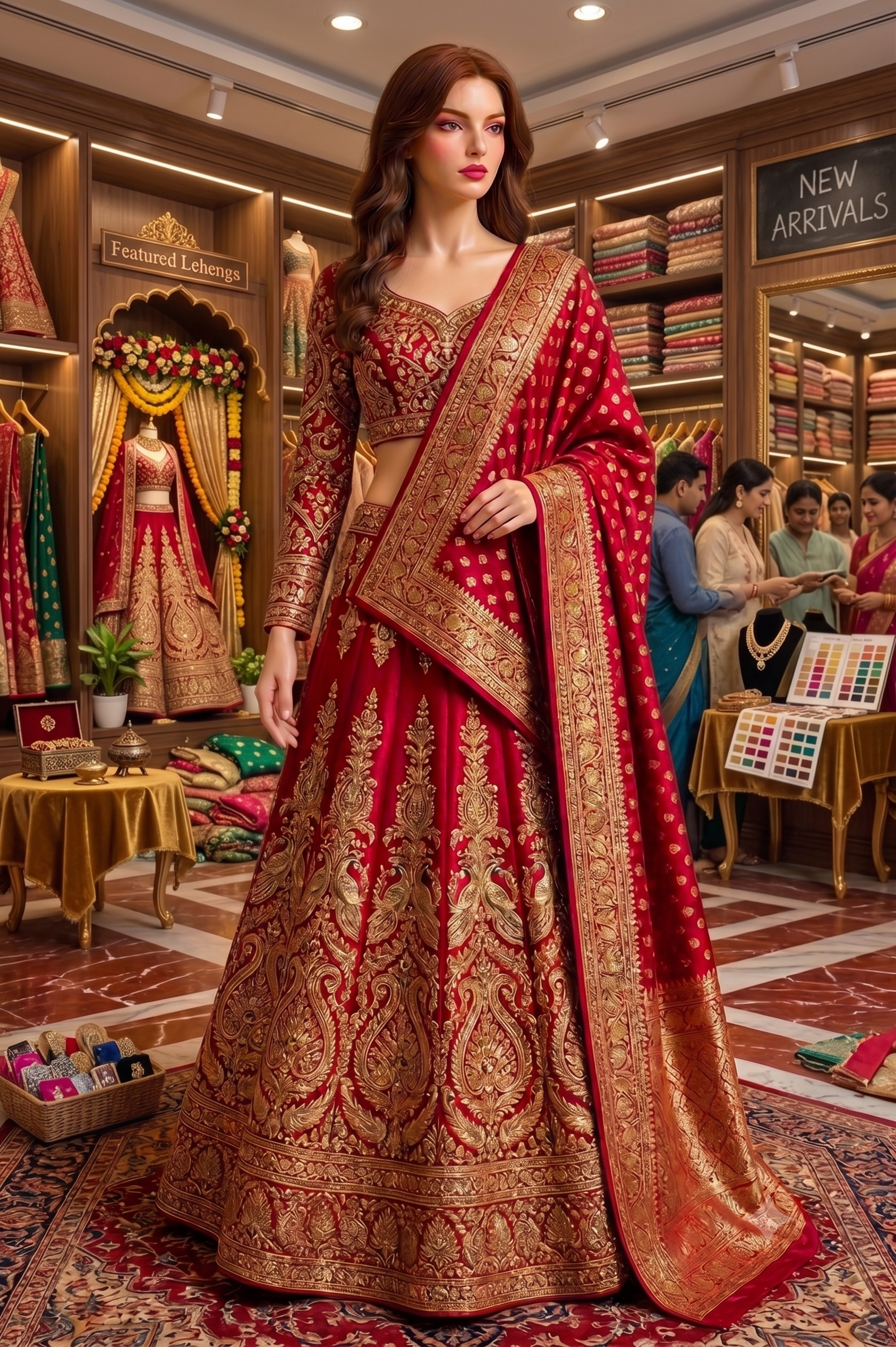 Bridal Zari Lehenga